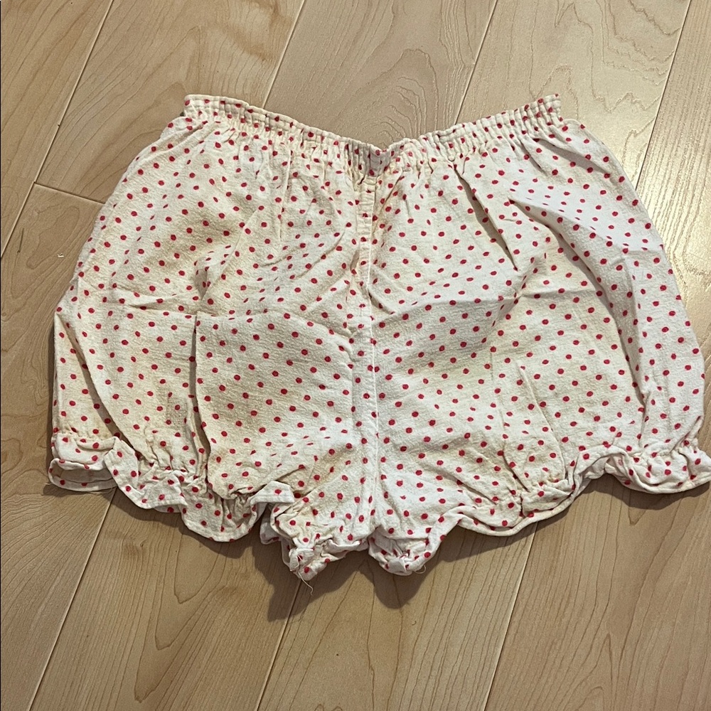 Polka Dot Ruffle Shorts